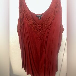 Torrid burgundy cami